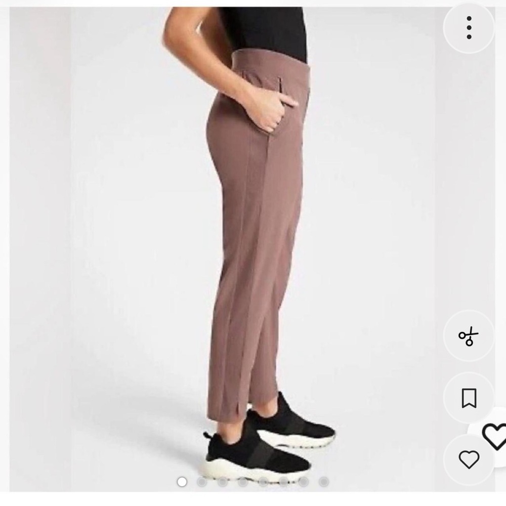Athleta Brooklyn Ankle Pant in Mineral Brown Size 14 - Picture 2 of 7